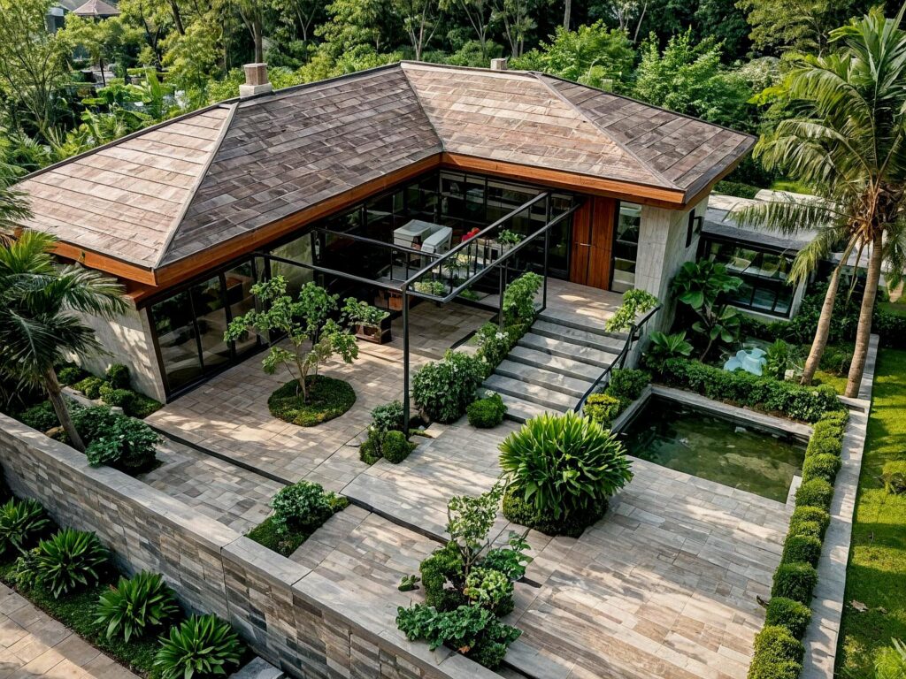 Phối cảnh 3D minh hoạ móng nhà trên nền cát Phan Rang — SH Design