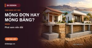 Ảnh minh hoạ bài: Nhà 2 tầng ở Phan Rang nên làm móng đơn hay móng băng? Nền đất từng khu vực và cách quyết