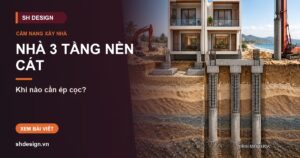 Ảnh minh hoạ bài: Nhà 3 tầng trên nền cát Phan Rang: khi nào cần ép cọc?